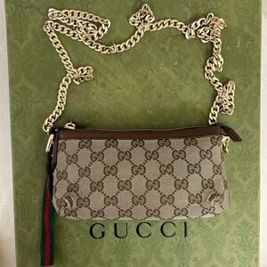 Gucci Beige and Brown Crossbody Bag